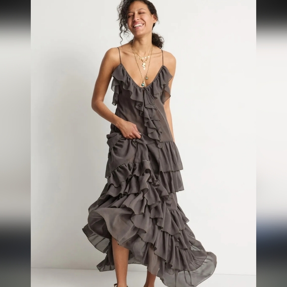 Torn by Ronny Kobo Giselle Ruffled Maxi Dress - Picture 4 of 9